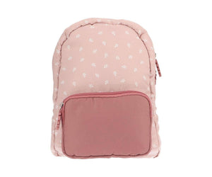 Roze Gewatteerde Kinder Rugzak Leaves