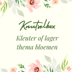 Knutselbox zomer 2024 : thema bloemen