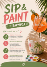 Afbeelding in Gallery-weergave laden, Sip &amp; Paint Barmuda
