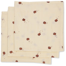 Afbeelding in Gallery-weergave laden, Konges Sloejd tetradoeken set van 3 - Popcorn
