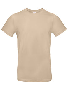 t-shirt  met lijntekening - man - sand